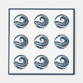 強い波 マグネット (正面)