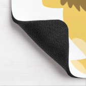 強い漫画ライオンの口 マウスパッド (コーナー)