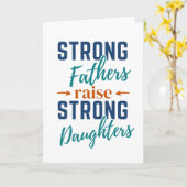 強い父が強い娘を育てる カード (黄色い花)