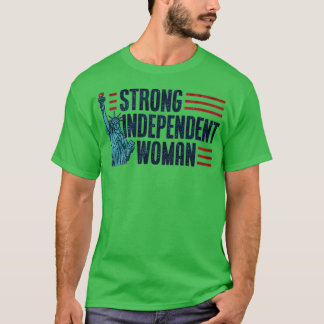 強い独立した女性 Tシャツ