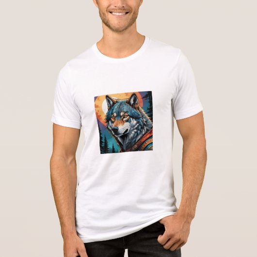 強い狼 トライブレンドTシャツ (正面)