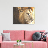強い獅子 キャンバスプリント (インサイチュ (リビング))