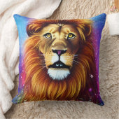 強い獅子 クッション (ブランケット)