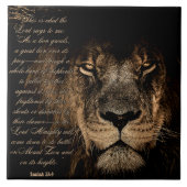 強い獅子 タイル (正面)