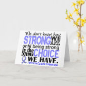 強い私達がいかにあるか前立腺癌 カード (黄色い花)