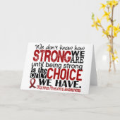 強い私達がいかにあるか多発性骨髄腫 カード (黄色い花)