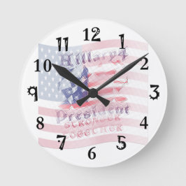 強い米国 ラウンド壁時計
