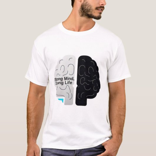 強い精神の強いやる気を起こさせる生活Tシャツ Tシャツ (正面)