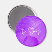 強い紫色の冷蔵庫用マグネット マグネット (正面/裏面)