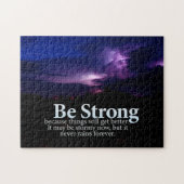 強い紫色の雨雲のやる気を起こさせるな引用文があって下さい ジグソーパズル (横)