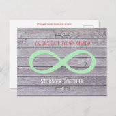 強い組み合わせ – ウェールズ語と英語 – インフィニティ ポストカード (正面/裏面)