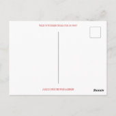 強い組み合わせ – ウェールズ語と英語 – インフィニティ ポストカード (裏面)