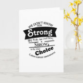 強い結腸がん認識度 カード (黄色い花)