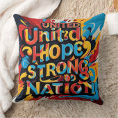 強い統一された国を望む クッション (ブランケット)