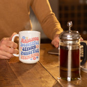 強い美しい強力な子供を育てるママグ ツートーンマグカップ