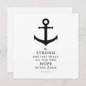 強い聖書の引用文考えのグリーティングカー シーズンカード (正面/裏面)