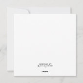 強い聖書の引用文考えのグリーティングカー シーズンカード (裏面)