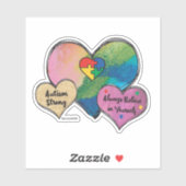 強い自閉症 シール (シート)