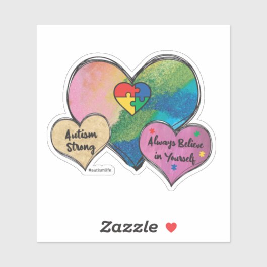 強い自閉症 シール (シート)