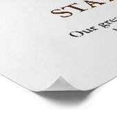 強い虎の動物やる気を起こさせるのアートワーク ポスター (角)