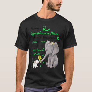 強い象リンパ腫ママ愛の2倍 Tシャツ