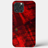 強い赤とライム – 緑の詳細のデジタルキャニオン Case-Mate iPhoneケース (裏面)