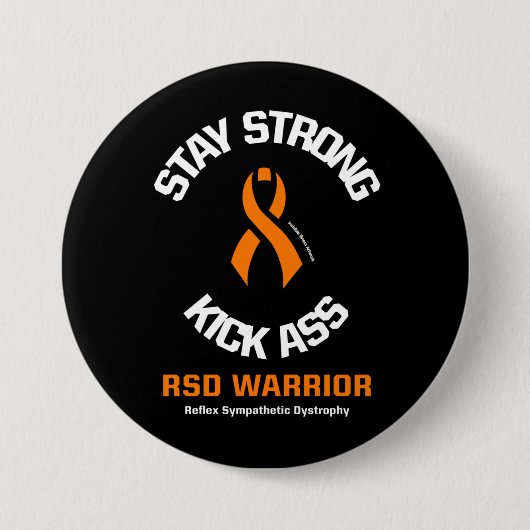 強い蹴りを続ける…RSD 缶バッジ (正面)