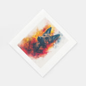 強い輝きを放つドイツの羊飼い スタンダードランチョンナプキン (角)