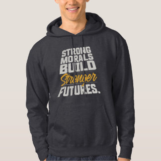 強い道徳心がより良い未来を築く 引用 Hoodie パーカ