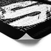 強い遺伝子プリント ポスター (角)