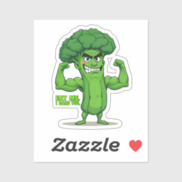 強い野菜クラブ – フレキシングブロッコリーおもしろいアニメ シール