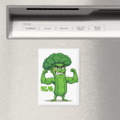 強い野菜クラブ – フレキシングブロッコリーおもしろいアニメ マグネット (インサイチュ (食洗機))