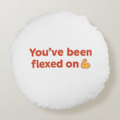 強い雰囲気、弱いリフト – Bullioジムのユーモア ラウンドクッション (裏面)