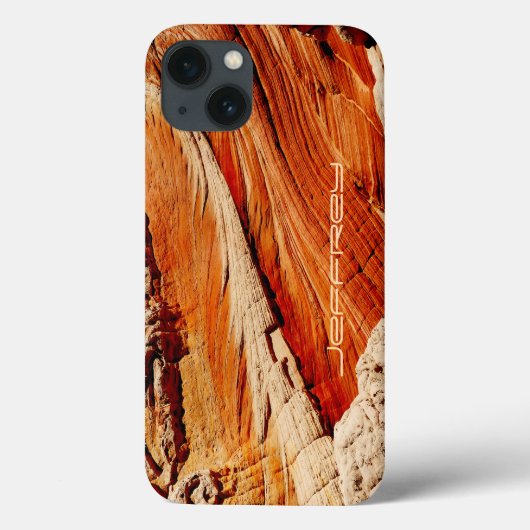強い頑丈な南西部の名前ブラウンタン抽象芸術 Case-Mate iPhoneケース (裏面)