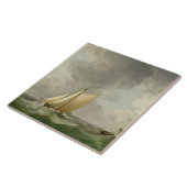 強い風の中のカッタ(銅油) タイル (側面)