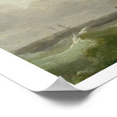 強い風の中のカッタ(銅油) ポスター (角)