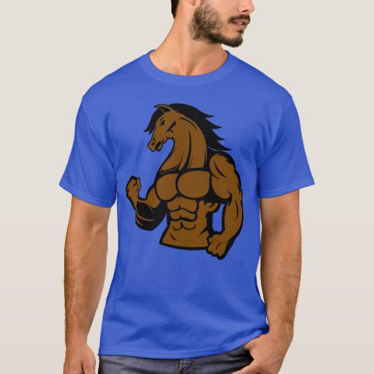 強い馬の友達 Tシャツ (正面)
