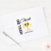 強い骨がん戦士の一人 ラウンドシール (封筒)