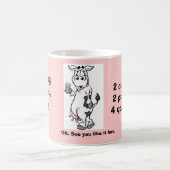 強い骨のココアのマグ コーヒーマグカップ (中央)