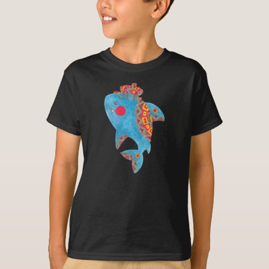 強い鮫 Tシャツ (正面)