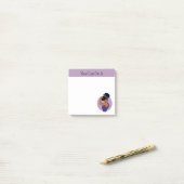 強い黒い女性のポストイットノート ポストイット (デスク上)