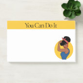 強い黒い女性のポストイットノート ポストイット (オフィス)