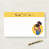 強い黒い女性のポストイットノート ポストイット (デスク)