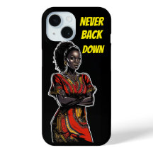 強い黒い女性 – 決して下に戻らない