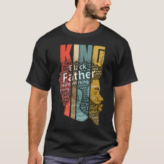 強い黒キングアフリカンアメリカンTeeナチュラルAfr Tシャツ