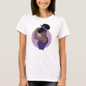 強い黒人女性Tシャツ Tシャツ (正面)
