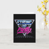 強い90sかわいらし80sのVAPORWAVEボディビルG カード (黄色い花)