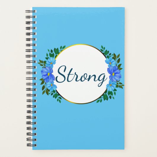 「強い」お前より強い考えだ!フローラ プランナー手帳 (正面)