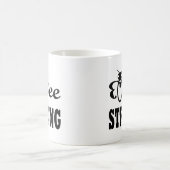 強い コーヒーマグカップ (中央)