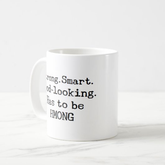 強い コーヒーマグカップ (正面左)